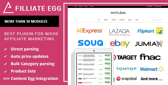 Affiliate Egg v10.3.6已激活版 – WordPress利基联盟营销插件