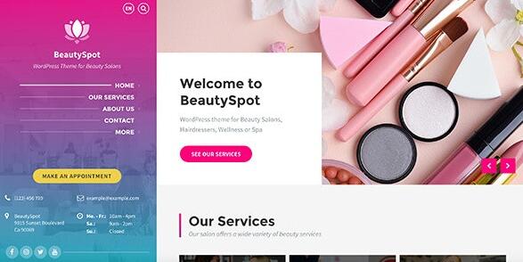 BeautySpot v3.5.5破解版 – WordPress美容院主题