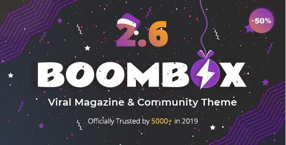 BoomBox v2.8.4破解版（已汉化） – WordPress杂志主题