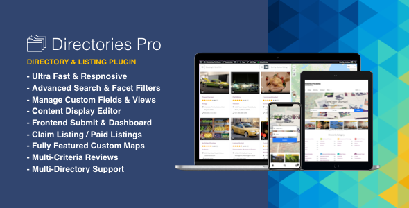 Directories Pro v1.3.92 – WordPress目录插件