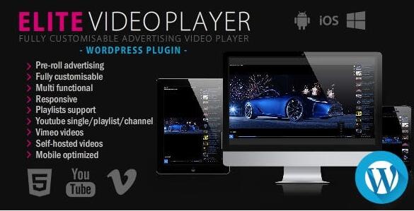 Elite Video Player v10.0.5破解版 – WordPress视频播放器插件