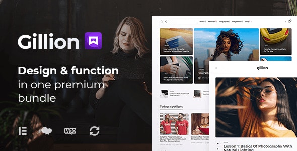 Gilion v4.3 – 多概念博客/杂志和商店 WordPress AMP 主题