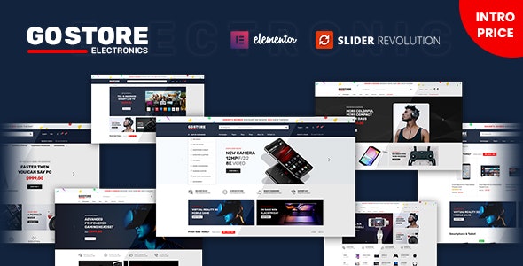 GoStore v1.1.0 – Elementor WooCommerce WordPress 主题