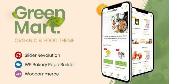 GreenMart v4.0.6 免激活版（已汉化） – WooCommerce 有机食品 WordPress主题