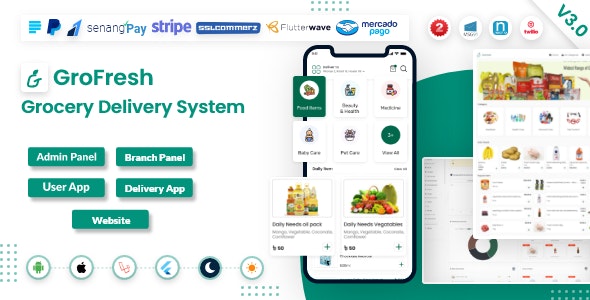 GroFresh v7.6（已汉化） – 杂货店、药店、电子商务、商店