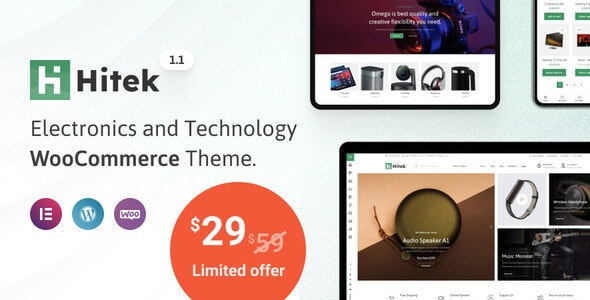 Hitek v1.3.1破解版 – 电子 WooCommerce 主题