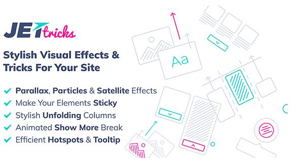 JetTricks v1.4.1破解版 – Elementor的视觉效果
