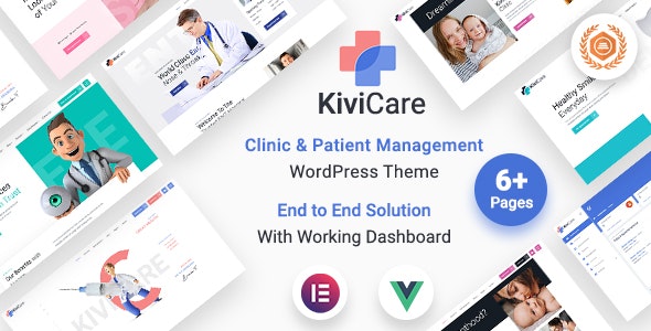 KiviCare v1.4.6 – WordPress诊所和患者管理主题