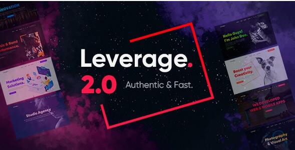 Leverage v2.1.6（已汉化） – WordPress金融主题
