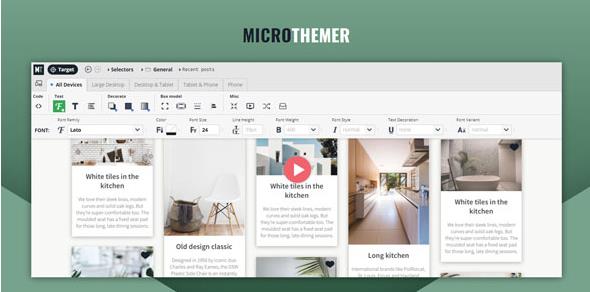 Microthemer v7.1.1.5 – WordPress视觉设计CSS插件