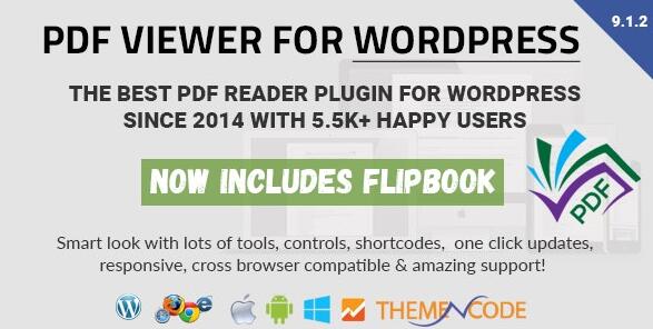 PDF viewer for WordPress v10.6.1破解版（已汉化） – WordPress高级PDF阅读插件