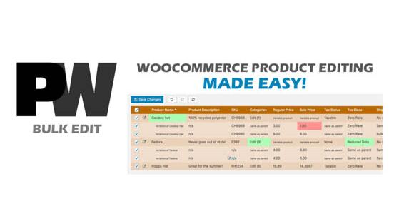 PW WooCommerce Bulk Edit Pro v2.305破解版 – WooCommerce批量编辑产品插件
