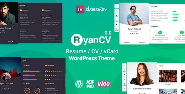 RyanCV v3.8.0 – wordpress简历主题