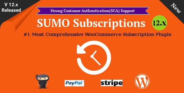 SUMO Subscriptions v13.7 – WooCommerce 订阅系统