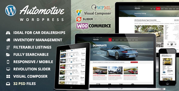 Automotive v12.5 – WordPress汽车经销商业务主题