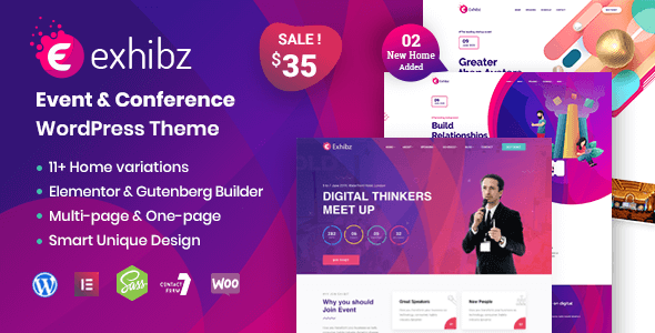Exhibz v2.4.5（已汉化） – WordPress活动会议主题