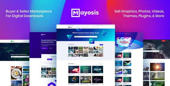 Mayosis v3.7.0 – WordPress数字市场主题