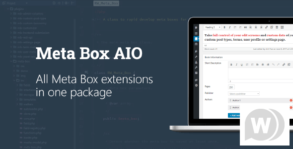 Meta Box AIO v2.2.3（已汉化） – WordPress 元框和自定义字段插件