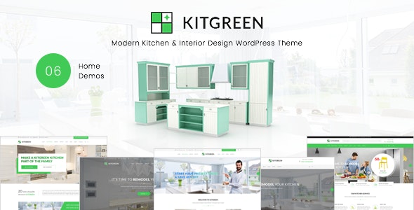 KitGreen v3.0.1  – WordPress 现代厨房和室内设计主题