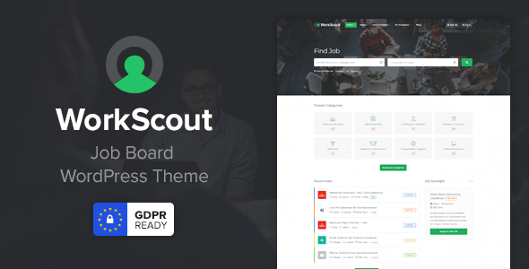 WorkScout v3.0激活版 – WordPress工作版主题