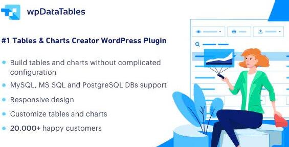 wpDataTables v4.2.1破解版（已汉化） – WordPress的表格和图表管理器