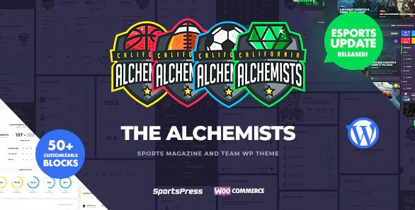 Alchemists v4.4.15破解版 – WordPress杂志主题
