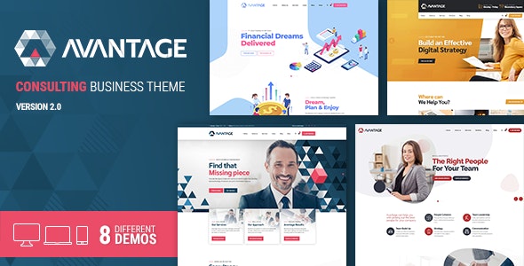 Avantage v2.2.5 – WordPress商业咨询主题