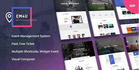 EM4U v1.5.2 – WordPress票务活动主题