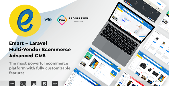 Emart v3.3破解版 –  Laravel多供应商电子商务高级CMS