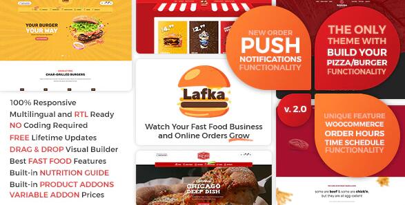 Lafka v4.1.0 – WordPres在线订购食品主题