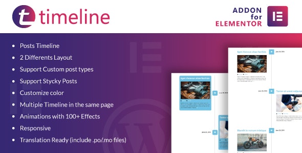 Timeline for Elementor v1.0.4