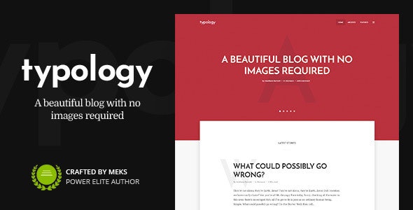 Typology v1.7.3（已汉化） – WordPress 的极简博客和基于文本的主题