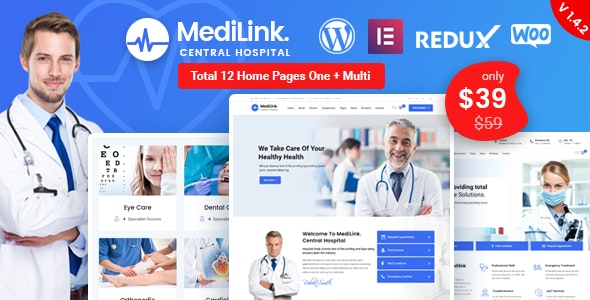 Medilink v1.6.6 –WordPress健康和医疗主题