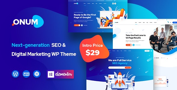 Onum v1.2.8.2 – WordPress SEO营销主题