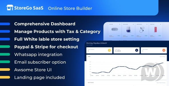 StoreGo SaaS v7.3 – 在线商店构建器