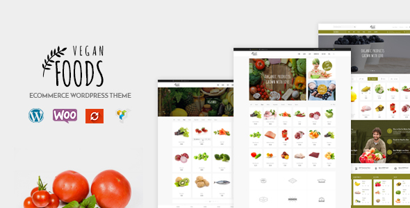 Vegan Food v5.2.24 –WordPress农产品主题
