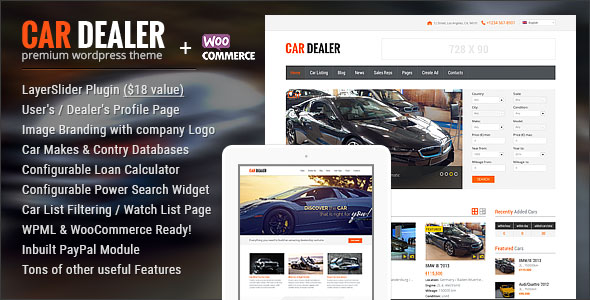 Car Dealer v1.5.7 – Automotive WordPress汽车经销商主题