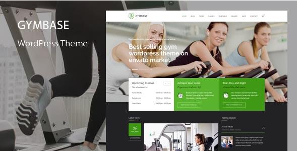 GymBase v14.4 –  WordPress健身房主题