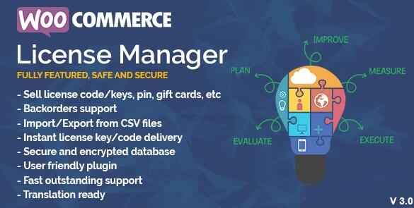 WooCommerce License Manager v4.4.7破解版