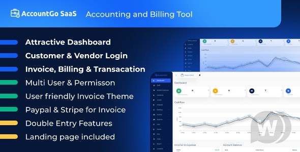 AccountGo SaaS v7.2破解版 – 会计和计费源码