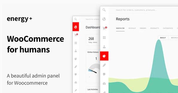 Energy+ v1.2.7破解版（已汉化） – WooCommerce的漂亮管理面板