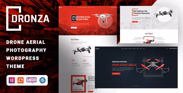Dronza v1.4 –  WordPress 无人机航拍主题