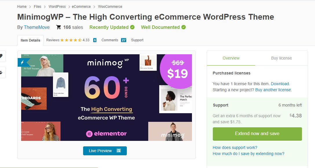 MinimogWP v3.8.3 –  WordPress 高转化电子商务主题