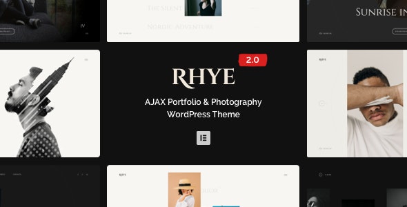 Rhye v4.0.2 – AJAX Portfolio WordPress 主题