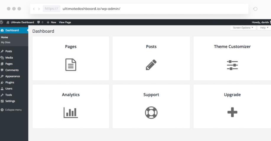 Ultimate Dashboard Pro v3.10.4破解版（已汉化） – WordPress仪表盘插件