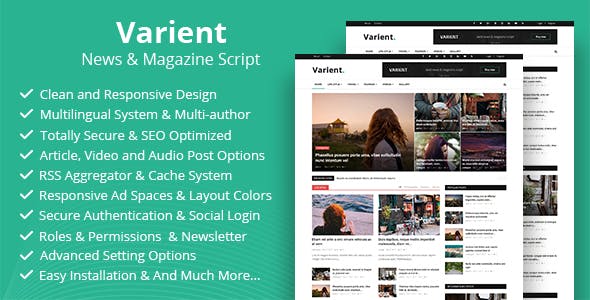 Varient v2.4.2 – 新闻杂志源码