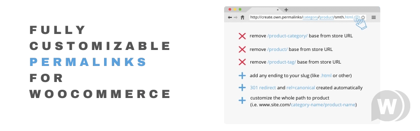 Custom Permalinks for WooCommerce v1.2.0 – WooCommerce 自定义永久链接插件