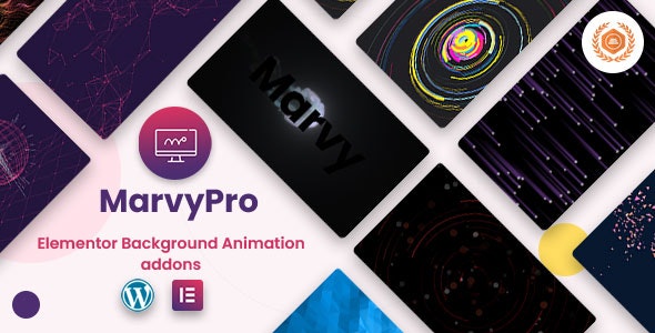 MarvyPro v1.6 – Elementor 背景动画插件
