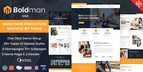 Boldman v7.2 – WordPress商业服务主题