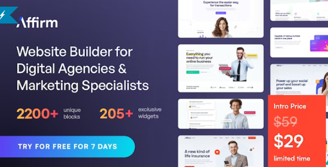 Affirm v4.1.0 – 营销和数字代理 WordPress 主题